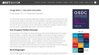 
                            12. Icinga Web 2 - Das darf nicht jeder | NETWAYS GmbH