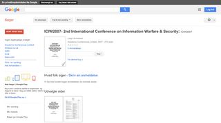 
                            6. ICIW2007- 2nd International Conference on Information Warfare & ...