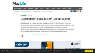 
                            11. iCloud Backup verwenden | Mac Life