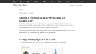 
                            9. iCloud: Change the language or time zone on iCloud ... - Apple Support