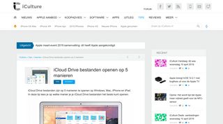 
                            6. iCloud Drive bestanden openen op 5 manieren - iCulture