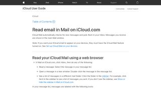 
                            3. iCloud: E-mailberichten lezen in iCloud Mail - Apple Support