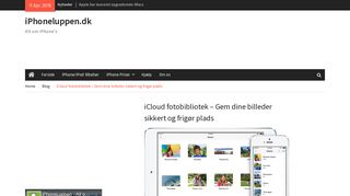 
                            5. iCloud fotobibliotek – Gem dine billeder sikkert og frigør plads