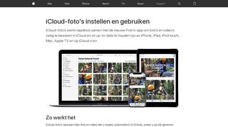 
                            3. iCloud-foto's instellen en gebruiken - Apple Support