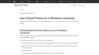 
                            4. iCloud: iCloud-Fotos auf einem Windows-Computer verwenden