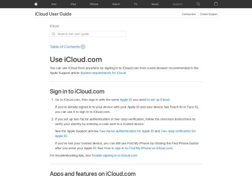
                            7. iCloud: iCloud.com verwenden - Apple Support