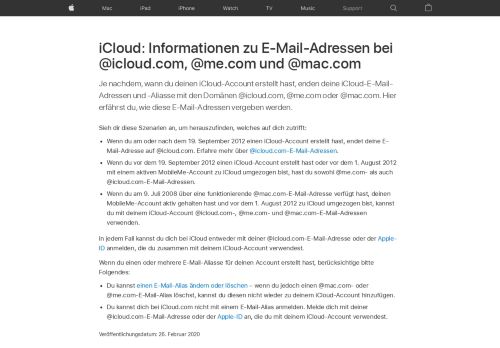 
                            10. iCloud: Informationen zu E-Mail-Adressen bei @icloud.com, @me.com ...