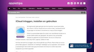 
                            6. iCloud inloggen, instellen en gebruiken - appletips