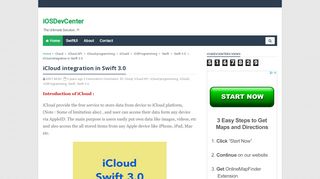 
                            5. iCloud integration in Swift 3.0 - iOSDevCenter