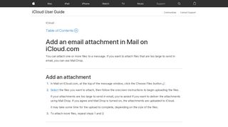 
                            4. iCloud: Lägga till en e‑postbilaga i iCloud Mail - Apple Support