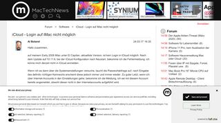 
                            11. iCloud - Login auf iMac nicht möglich | Software | Forum ...