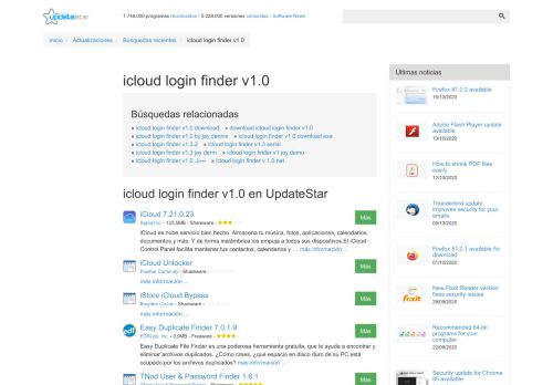 
                            7. icloud login finder v1.0 - UpdateStar