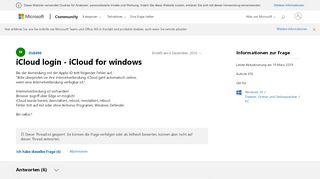 
                            8. iCloud login - iCloud for windows - Microsoft Community