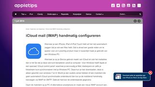 
                            5. iCloud mail (IMAP) handmatig configureren - appletips