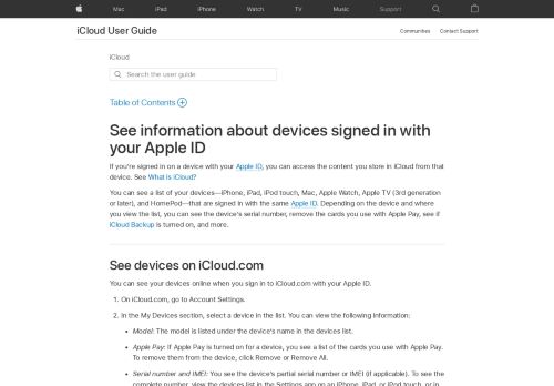 
                            2. iCloud: Manage your devices in Settings on iCloud.com - ...