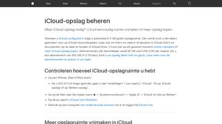 
                            5. iCloud-opslag beheren - Apple Support