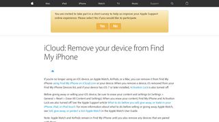 
                            10. iCloud: Remove your device from Find My iPhone - Apple Support