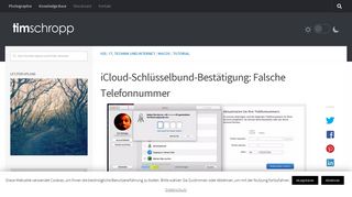 
                            9. iCloud-Schlüsselbund-Bestätigung: Falsche Telefonnummer ...