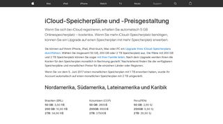 
                            4. iCloud-Speicherpläne und -preise - Apple Support