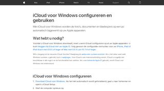 
                            4. iCloud voor Windows configureren en gebruiken - Apple Support