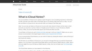 
                            4. iCloud: What is iCloud Notes? - Apple Support