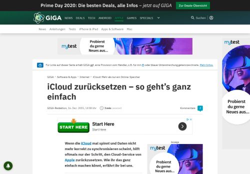 
                            5. iCloud zurücksetzen – so geht's ganz einfach – GIGA