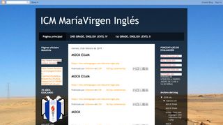 
                            9. ICM MaríaVirgen Inglés