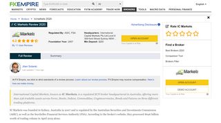 
                            7. ICMarkets Review 2019, User Ratings, Bonus, Demo & More