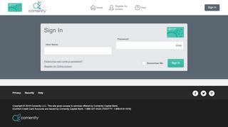 
                            6. iComfort Credit Card - Sign In - Comenity