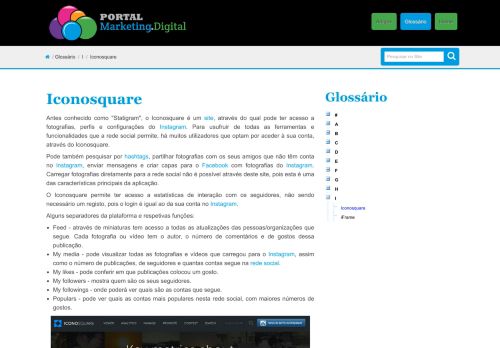 
                            10. Iconosquare - Portal Marketing Digital