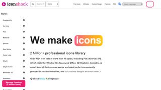 
                            10. Iconshock - 2 million stock icons and 800 icon sets