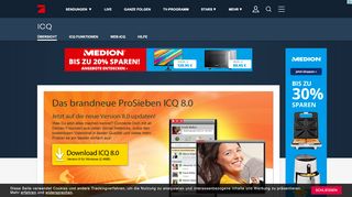 
                            6. ICQ 8 Download - ProSieben ICQ 8 deutsch kostenlos downloaden