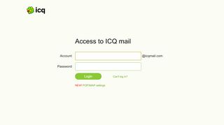 
                            3. ICQ mail