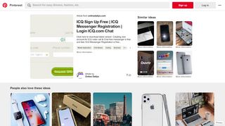 
                            5. ICQ Sign Up Free | PC & Mobile Application | Mobile application, Free