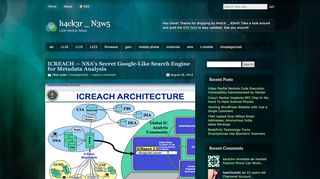 
                            12. ICREACH — NSA's Secret Google-Like Search Engine for Metadata ...