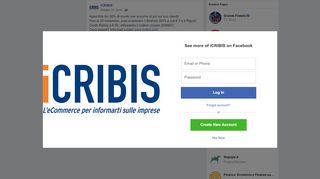 
                            4. iCRIBIS - Approfitta del 30% di sconto per scoprire di più... | Facebook