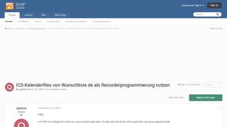 
                            9. ICS-Kalenderfiles von Wunschliste.de als Recorderprogrammierung ...