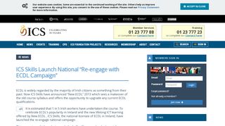 
                            5. ICS Skills Launch National “Re-engage with ECDL Campaign”