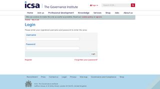 
                            5. ICSA Login