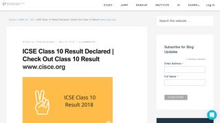 
                            8. ICSE Class 10 Result Declared - Embibe