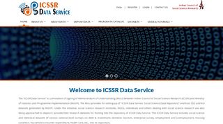 
                            13. ICSSR Data Service