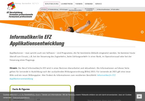 
                            8. ICT Berufsbildung Informatiker/in EFZ Applikationsentwicklung
