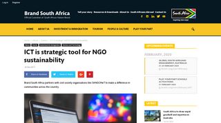 
                            11. ICT is strategic tool for NGO sustainability | Brand South Africa