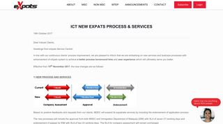 
                            6. ICT NEW EXPATS PROCESS & SERVICES – MSC Malaysia eXpats ...