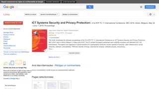 
                            5. ICT Systems Security and Privacy Protection: 31st IFIP TC 11 ...