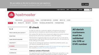 
                            10. ID check | DK Hostmaster