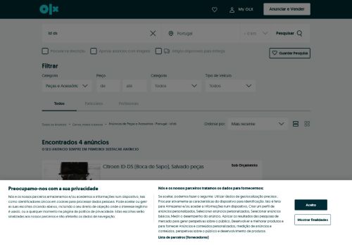 
                            6. Id Ds - Peças e Acessórios - OLX Portugal