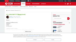 
                            3. ID ; LOGIN; MdP????? [Résolu] - Windows 8 / 8.1 - ...