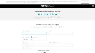 
                            3. ID MEO | MEO Cloud - Login PT - Altice