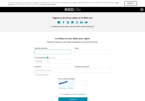 
                            11. ID MEO | MEO Go - Login PT